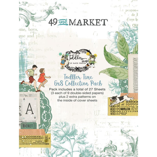 49 and Market Toddler time paper set