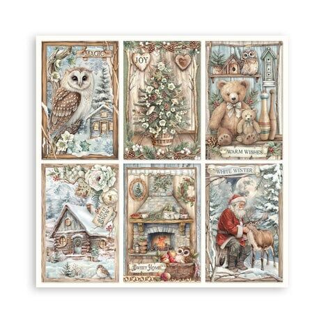 Stamperia - The Owl's House - 8 x 8 inch maxi pad