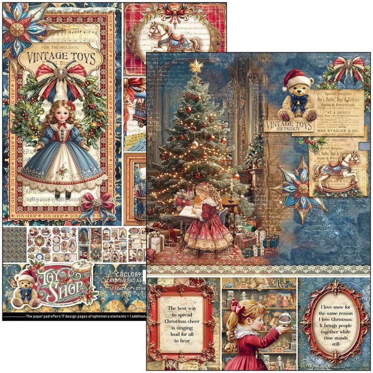 Ciao Bella - Toy Shop - A4 creative pad