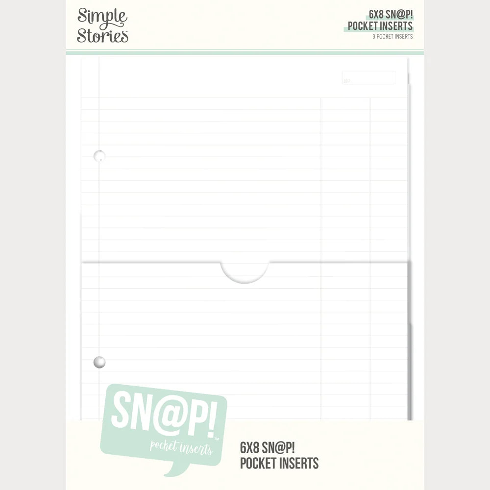 Simple Stories - SN@P! Pocket Inserts 6x8 inch