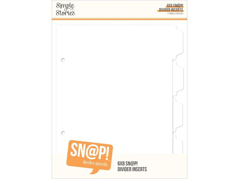Simple Stories - SN@P! Divider Inserts 6x8 inch