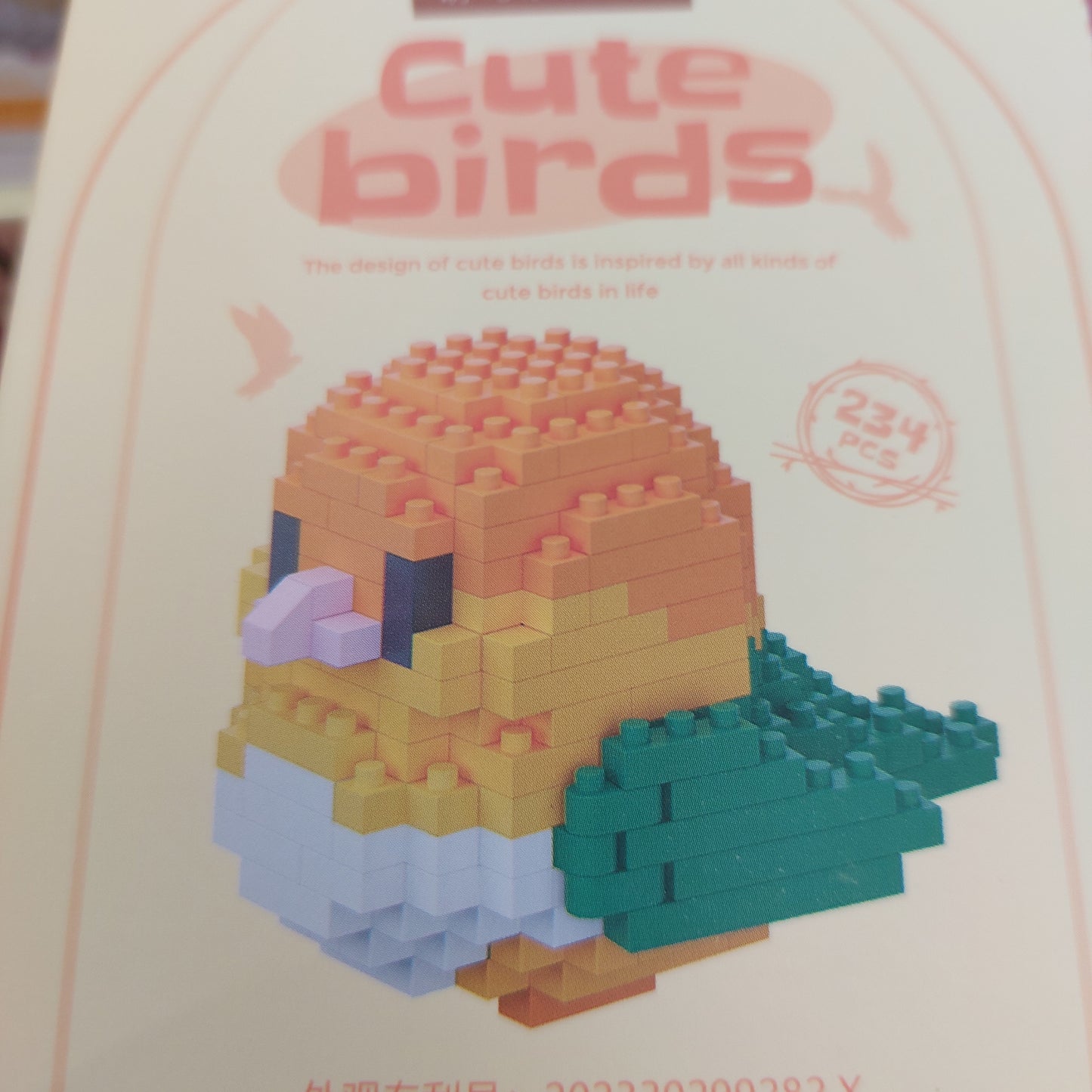 Cute Birds - Orange yellow green