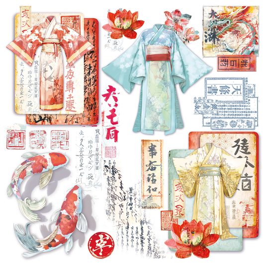 Ciao Bella, das Land der aufgehenden Sonne, Pergamentpapiere