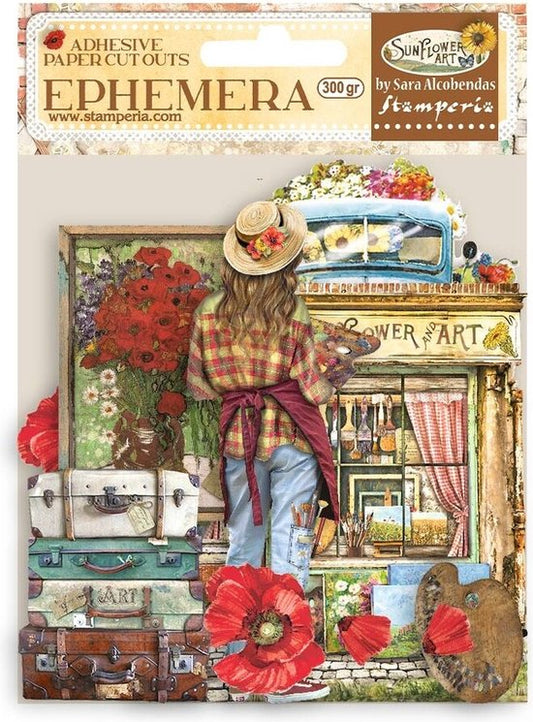 Stamperia Sunflower Ephemera