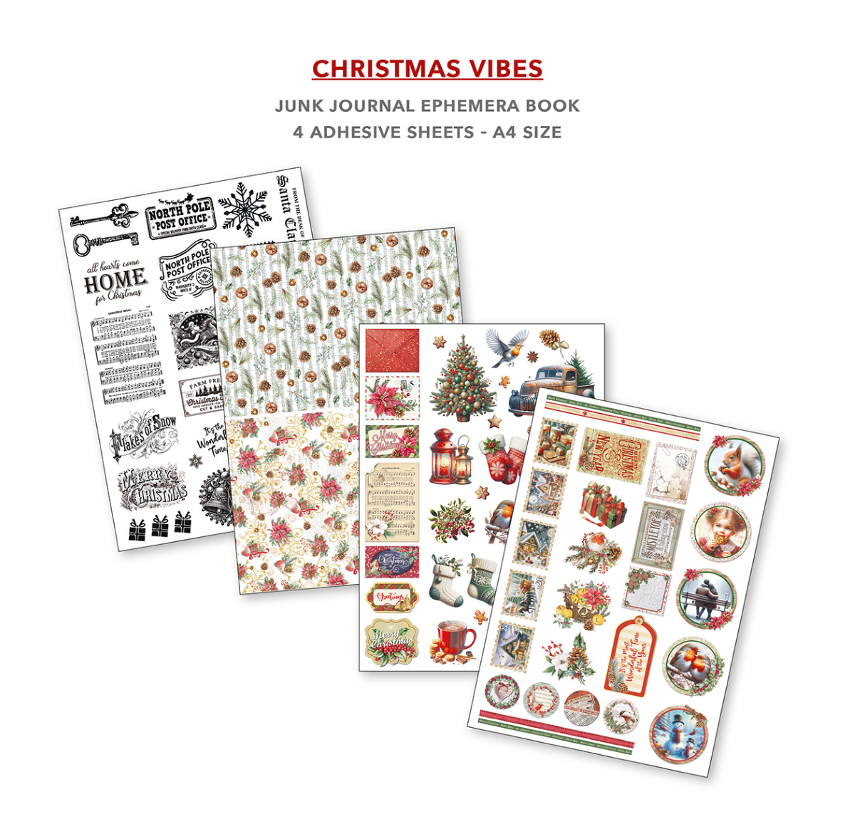Ciao Bella Junk Journal Christmas Vibes
