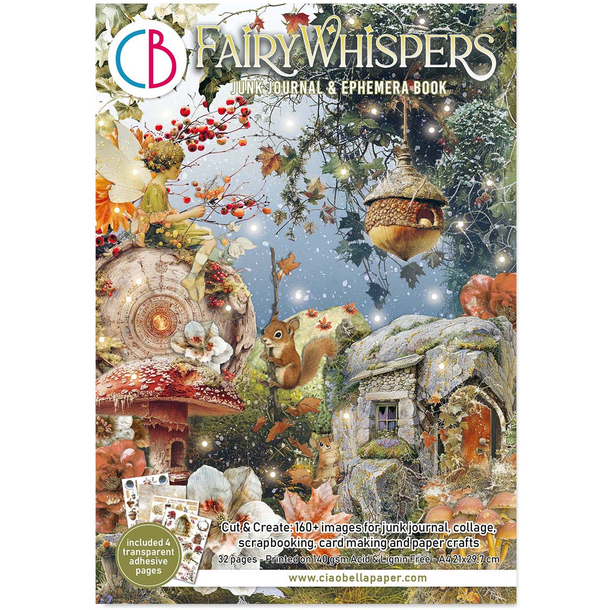 Ciao Bella Junk Journal Buch Fairy Whispers