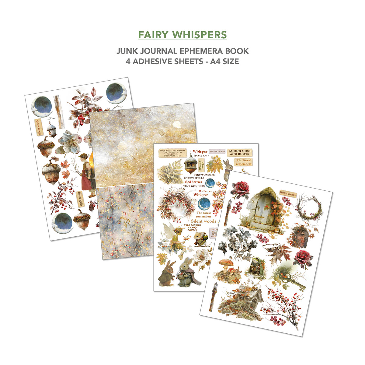 Ciao Bella Junk Journal Buch Fairy Whispers
