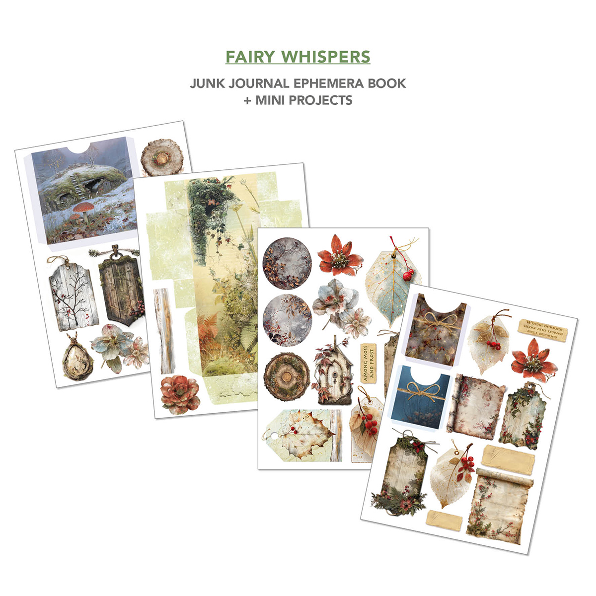 Ciao Bella Junk Journal Buch Fairy Whispers