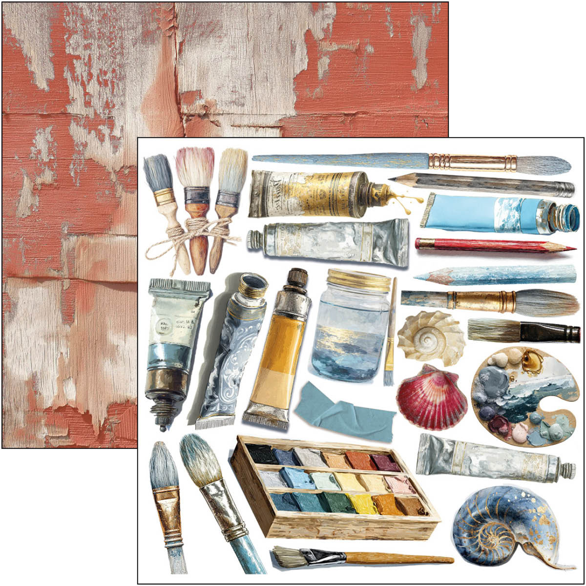 Ciao Bella An Artist Journey fussy cut pad