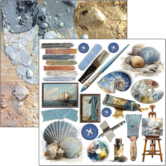 Ciao Bella An Artist Journey fussy cut pad