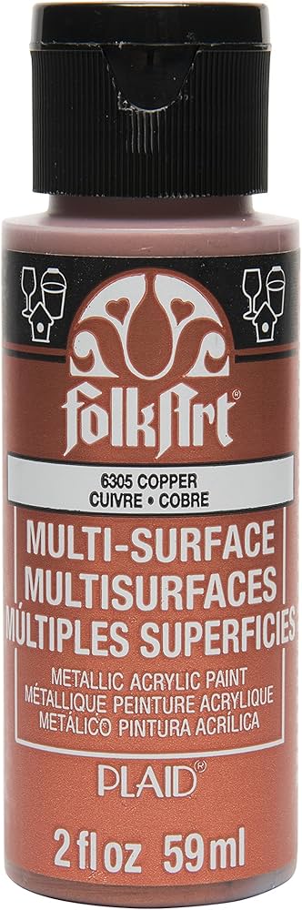 Folkart - 6305 - Metallic-Acrylfarbe - Kupfer