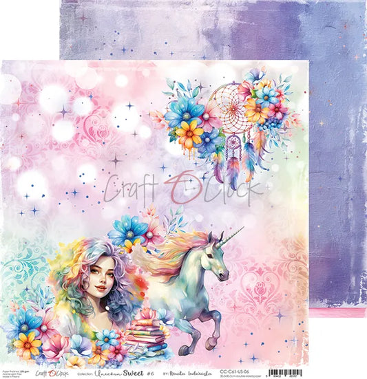 Craft o' Clock Unicorn Sweet Papierset