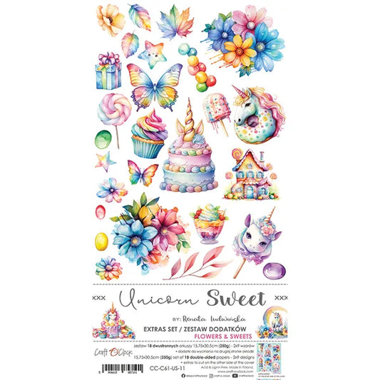 Craft o' Clock Einhorn süße Extra-Sets