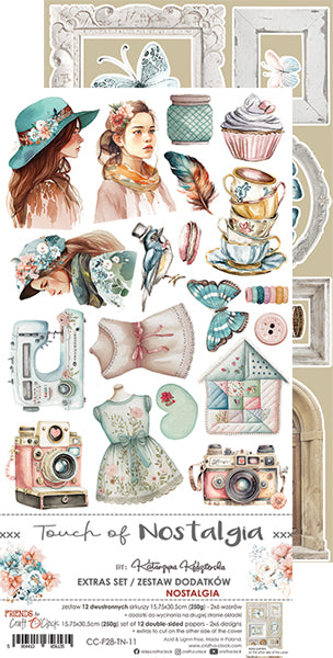 Craft O'Clock - TOUCH OF NOSTALGIA - extras set - NOSTALGIA