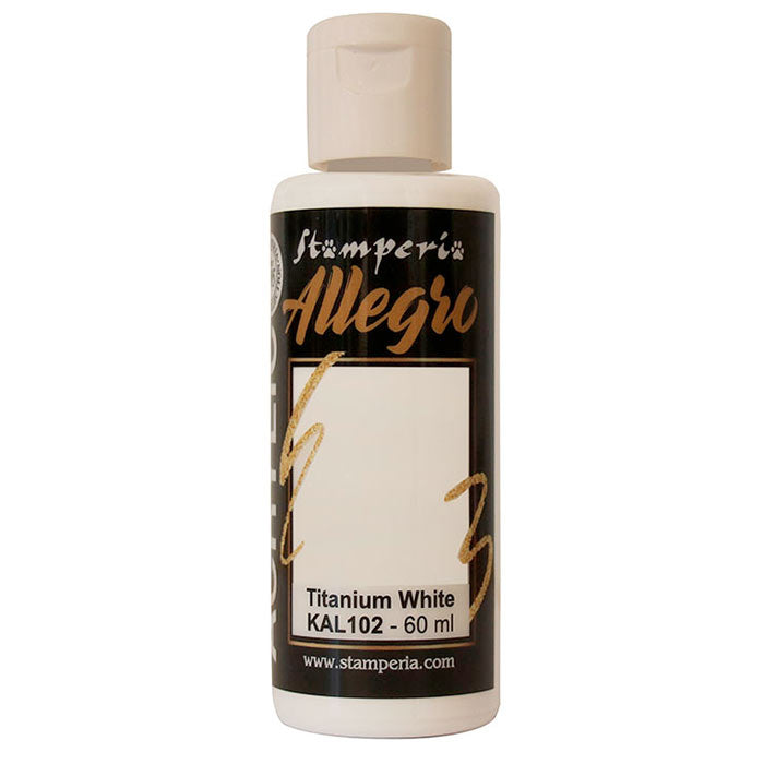 Stamperia Allegro Acrylic Paint Titanium White 60 ml