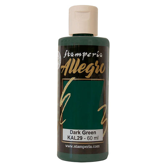 Stamperia Allegro Acrylverf Dark Green 60 ml