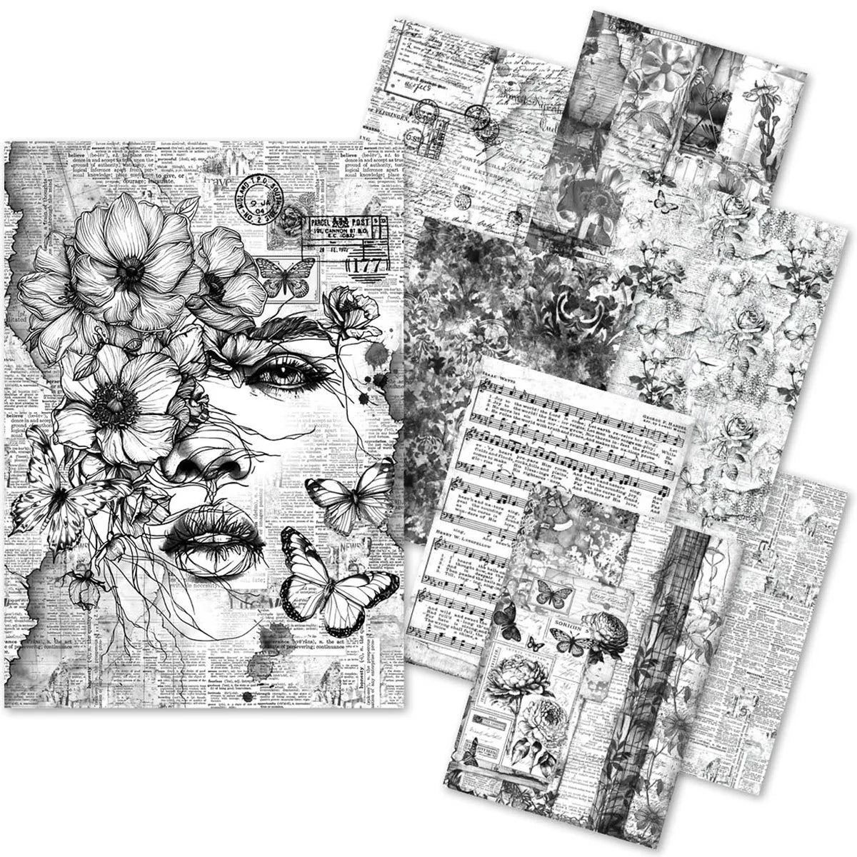 Ciao Bella - Meaningful memories craftmix mixed A5 paper pack (8 pcs)