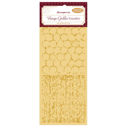 Stamperia - Vintage Golden Transfer