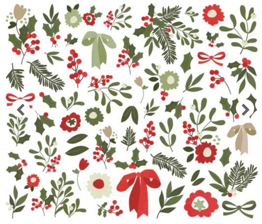 Simple Stories - Floral Bits - The Holiday Life