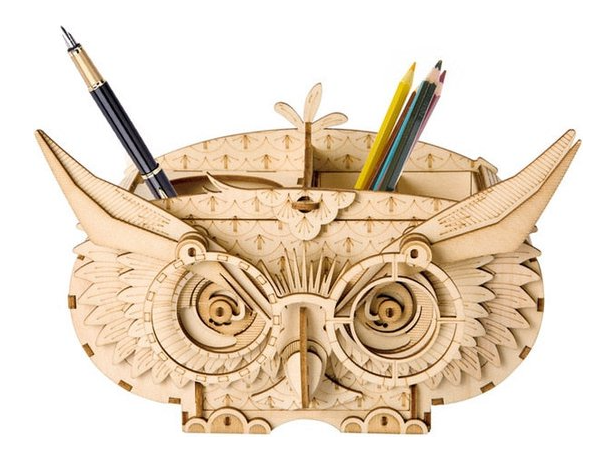 Robotime Eulen-Aufbewahrungsbox