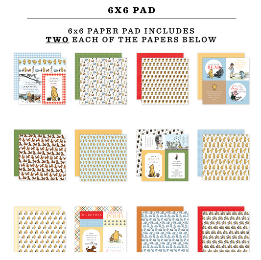 Echo Park – Das Haus an der Pooh-Ecke, 6x6-Papierblock