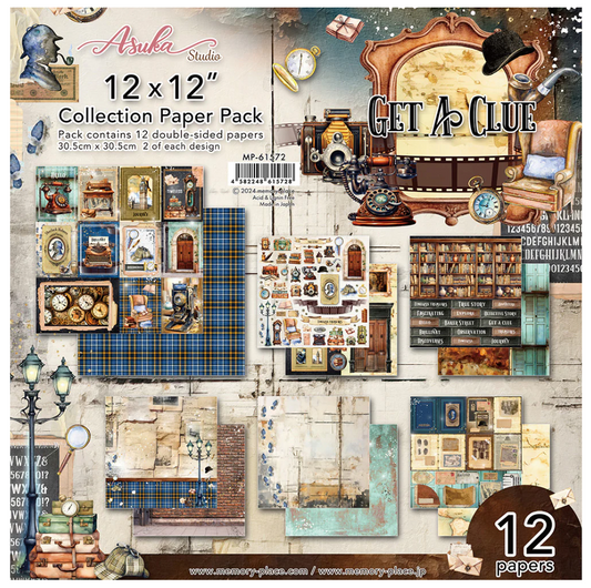 Asuka Studio – Get a Clue – 12-Zoll-Sammelpapierpaket