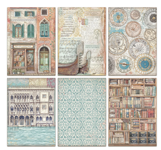 Stamperia - Rice Paper Selection - Venice