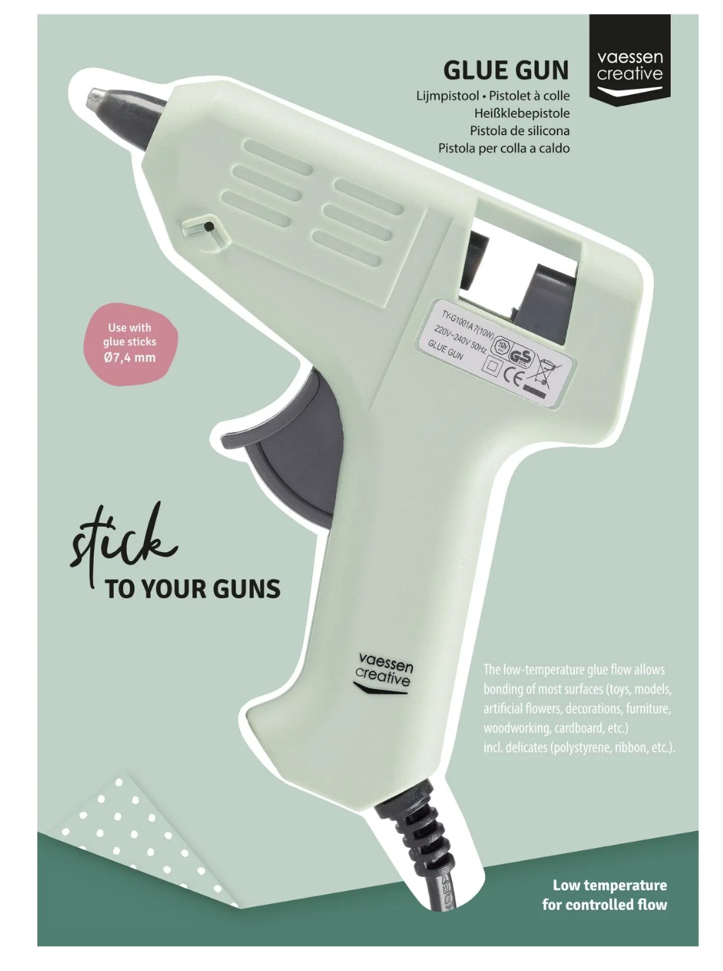 Vaessen - Lijmpistool Mini Mint