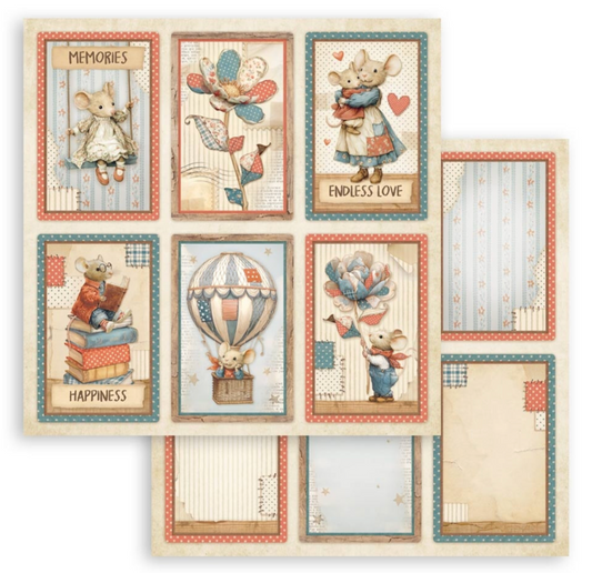 Stamperia - Family - 12x12 inch paper pack