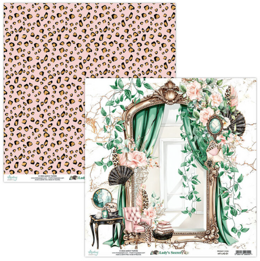Mintay Papers - Lady's Secret - 8x8 scrapbooking paper set