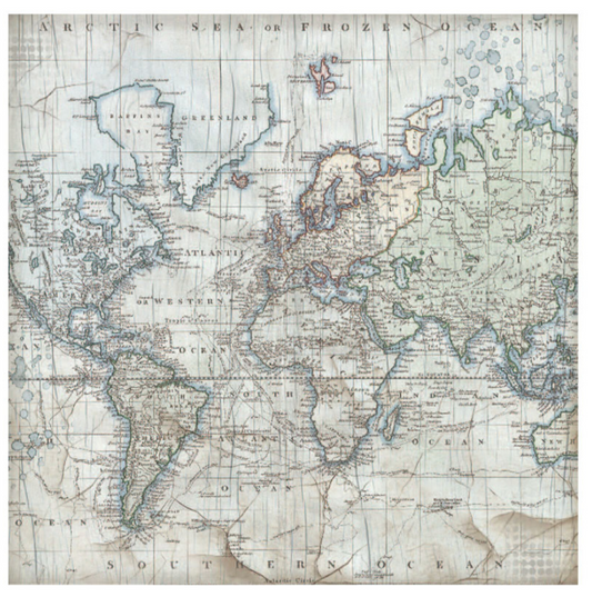 Stamperia - Slient Sea - Fabric