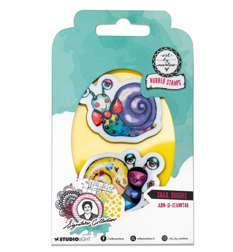 Art by Marlene - Rubber Stamps - Snail Buddies