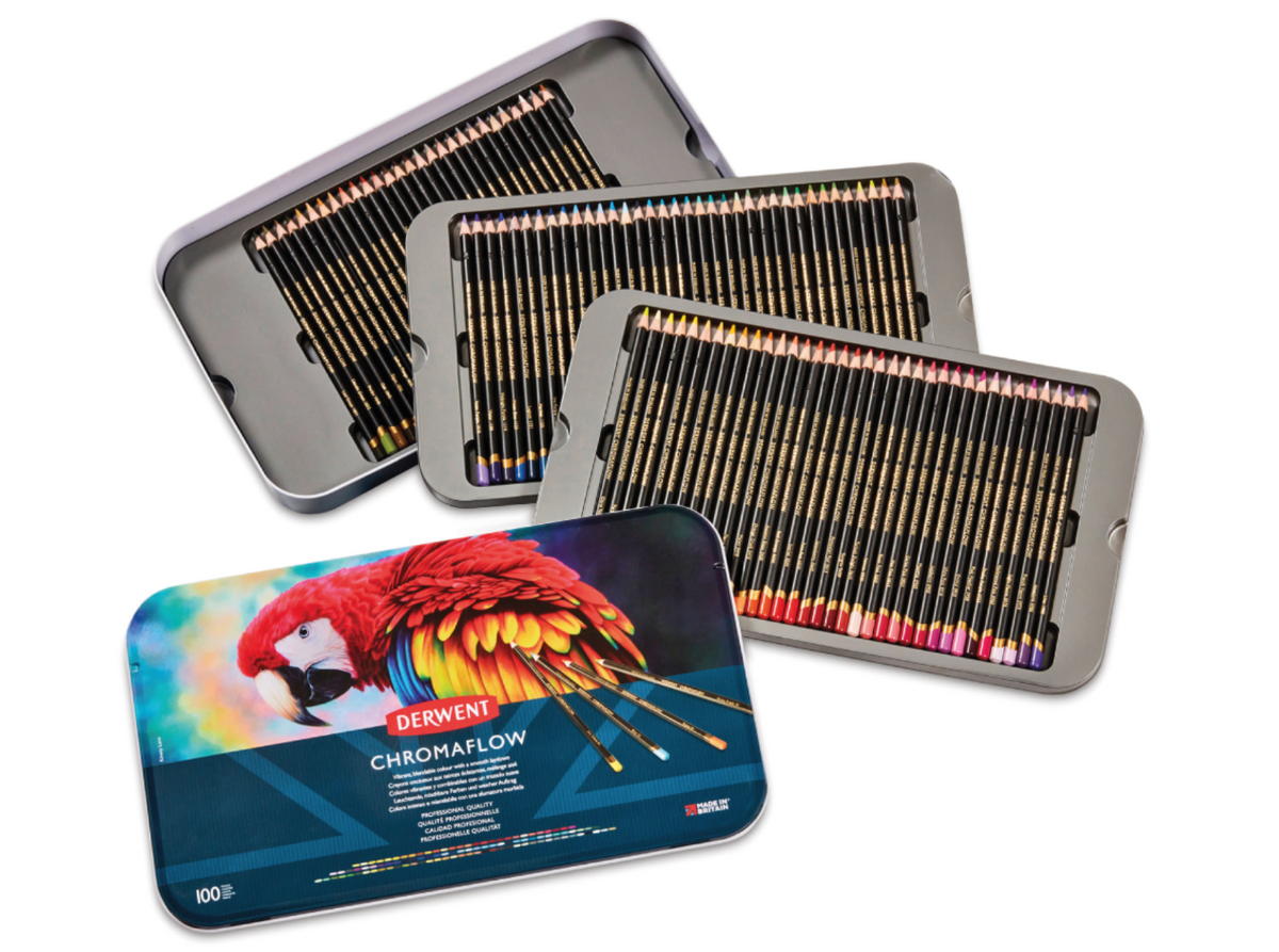 Derwent - Chromaflow Kleurpotloden 100 kleuren