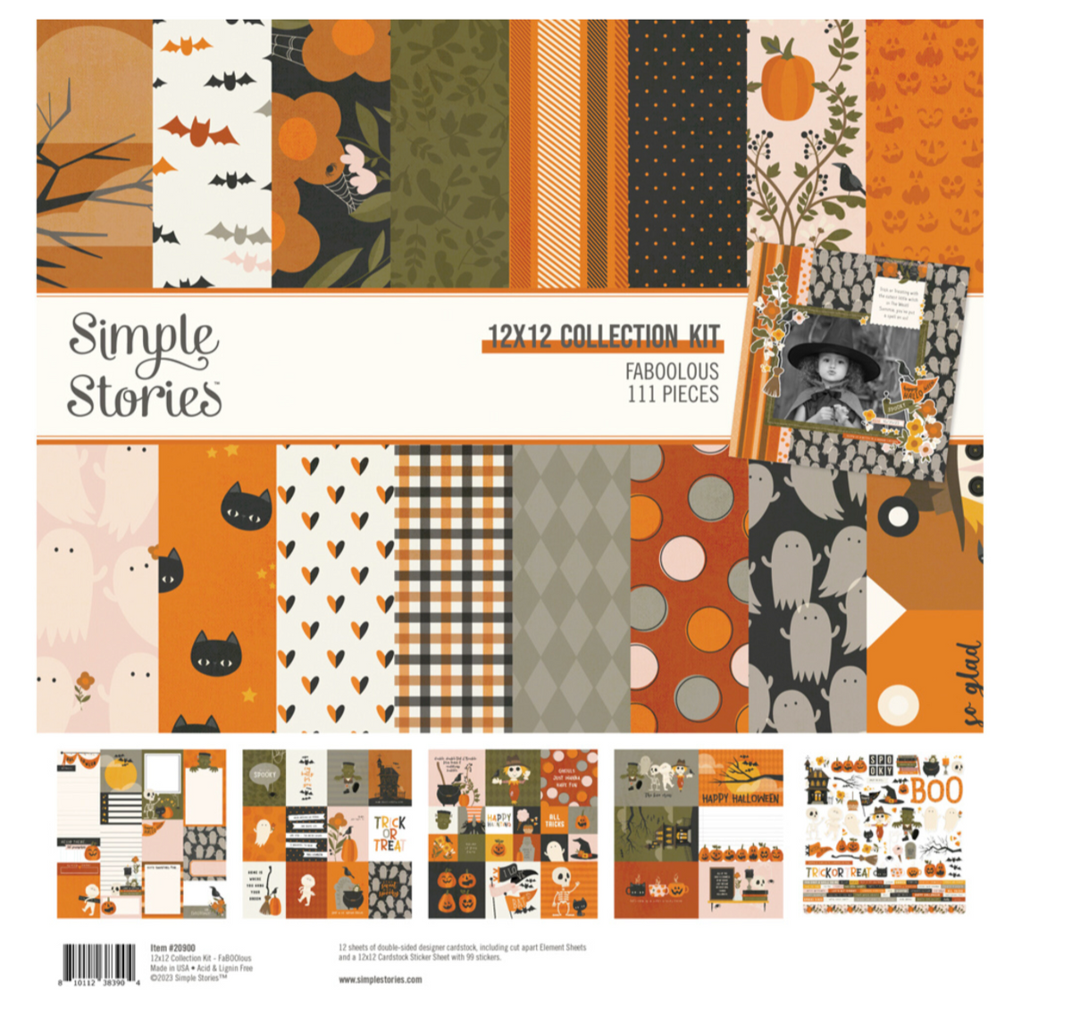 Simple Stories - FaBOOlous Collection Kit