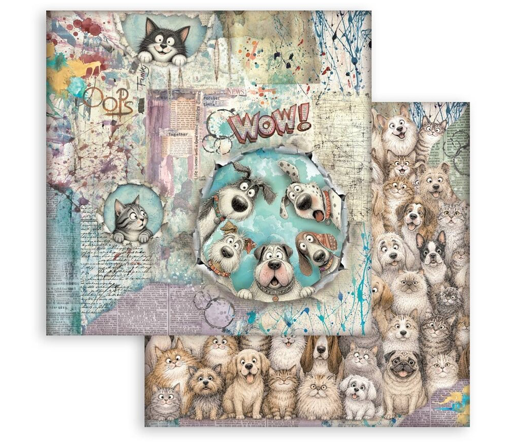 Stamperia - Furry Friends 2 12x12 Inch Paper Pack