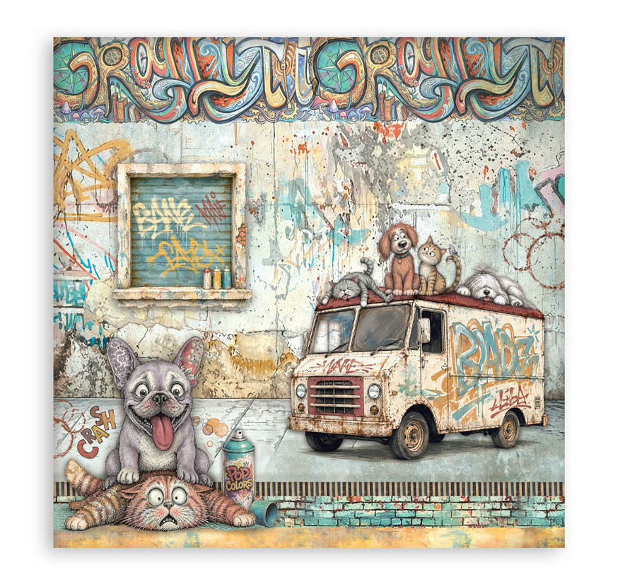 Stamperia - Furry Friends 2 12x12 Inch Paper Pack (Single Face)