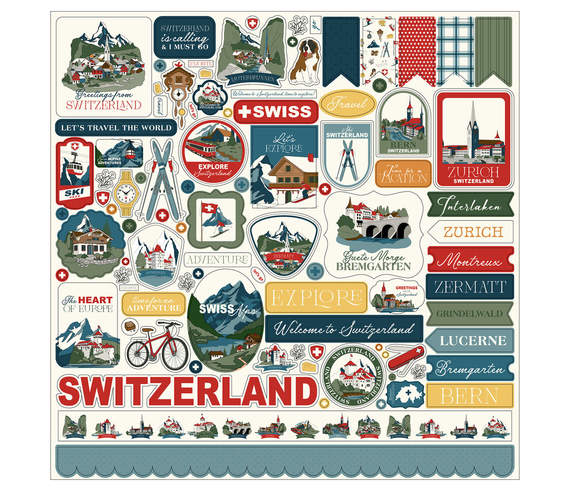 Carta Bella - Switzerland 12x12 Inch Collection Kit