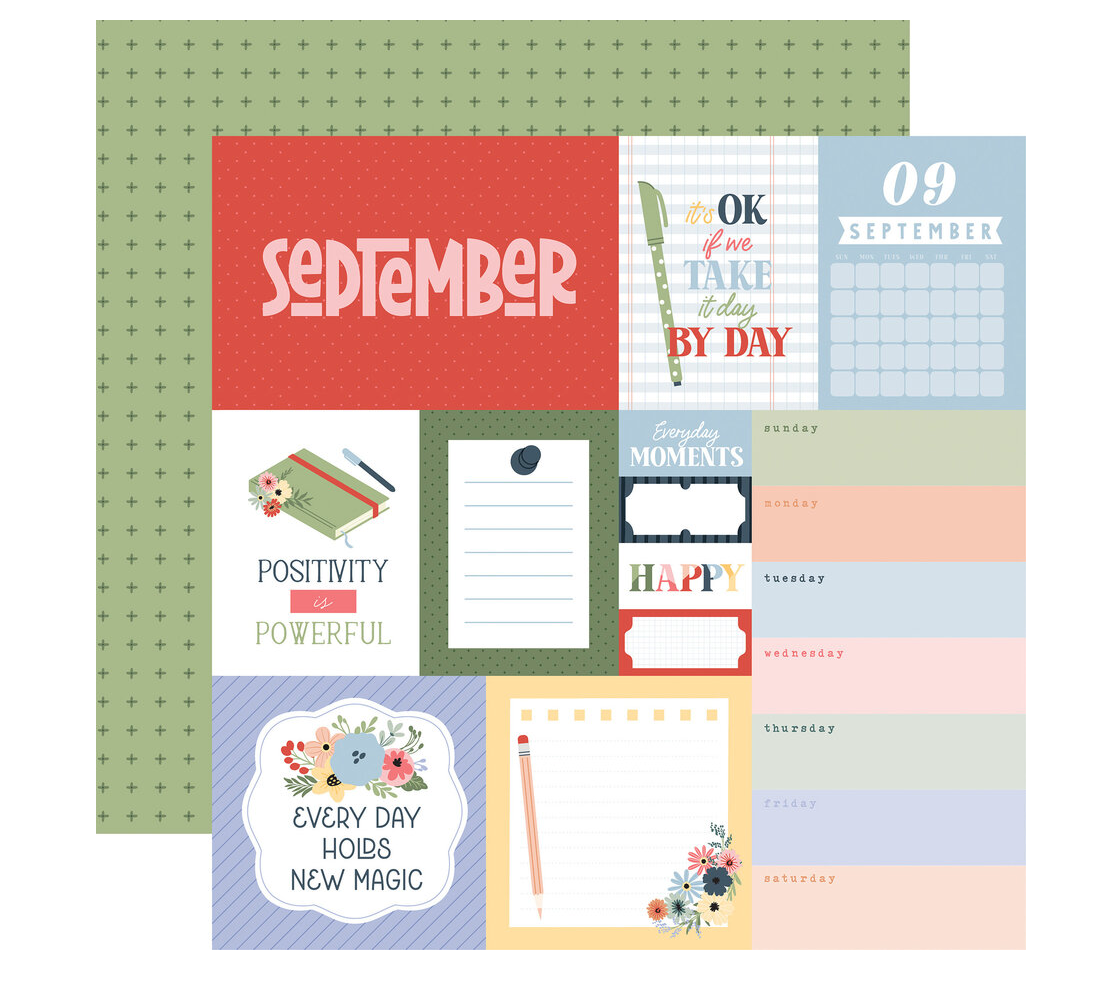 Echo Park - One Day At A Time 12x12 Inch Collection Kit