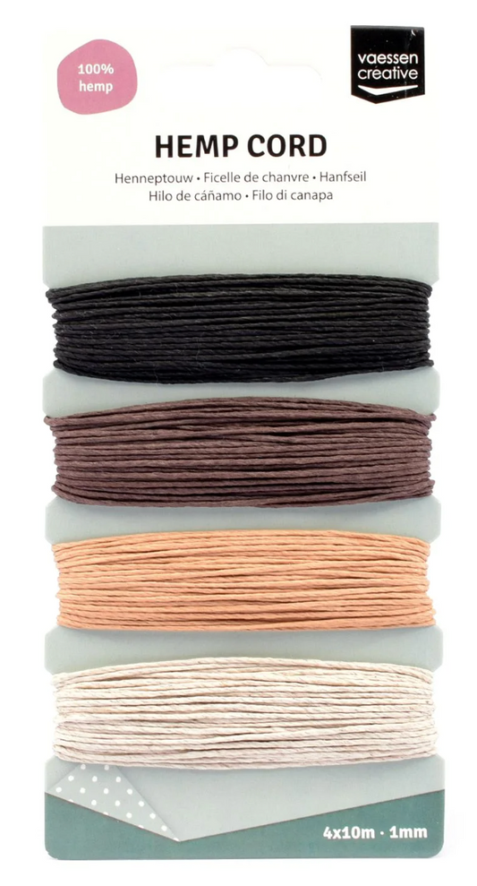 Vaessen Creative - Hemp Cord - Hemp rope