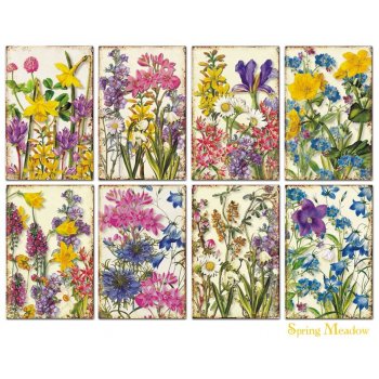 Decorer - Spring Meadow 7x10.8 cm scrapbook paper