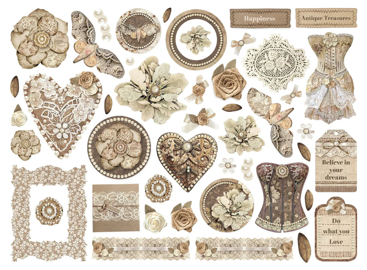 Stamperia - Old Lace - Die Cuts