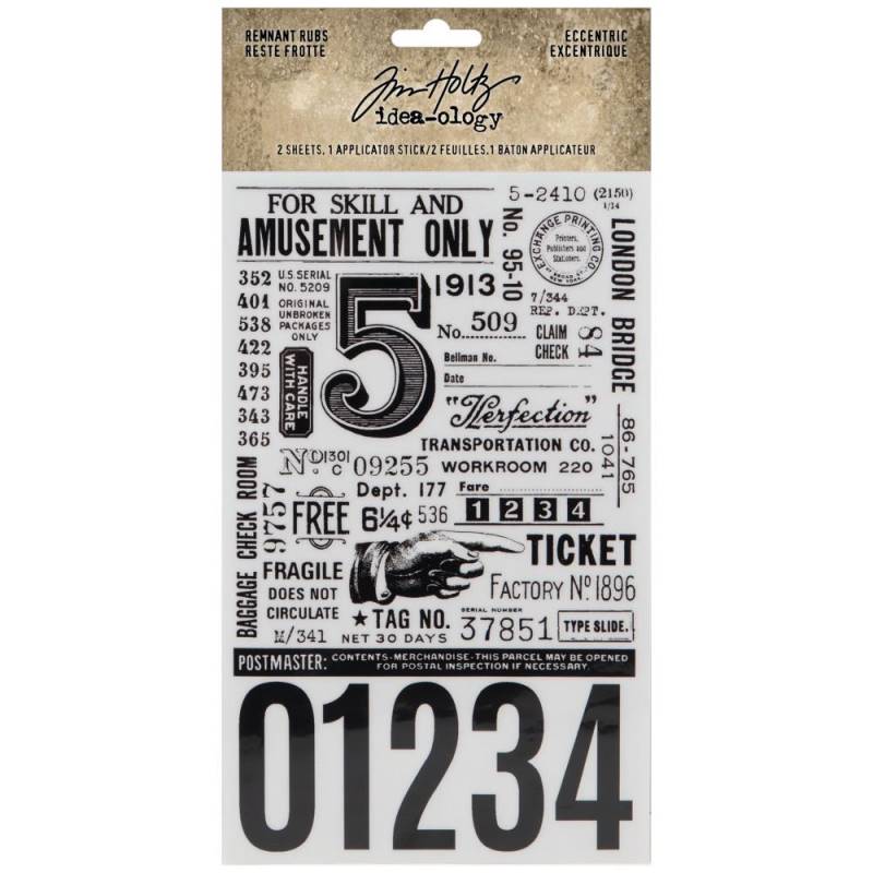 Tim Holtz - Idea-ology - Remnant Rubs - Eccentric