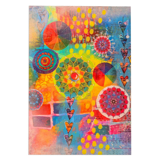 Art By Marlene - Washi stickers colorful elements