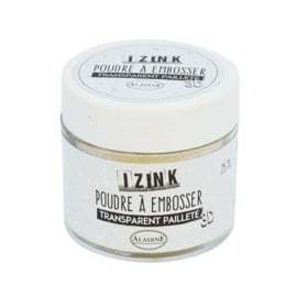 I zinc embossing powder