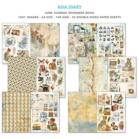 Ciao Bella - Asia Diary - Junk Journal & Ephemera Book