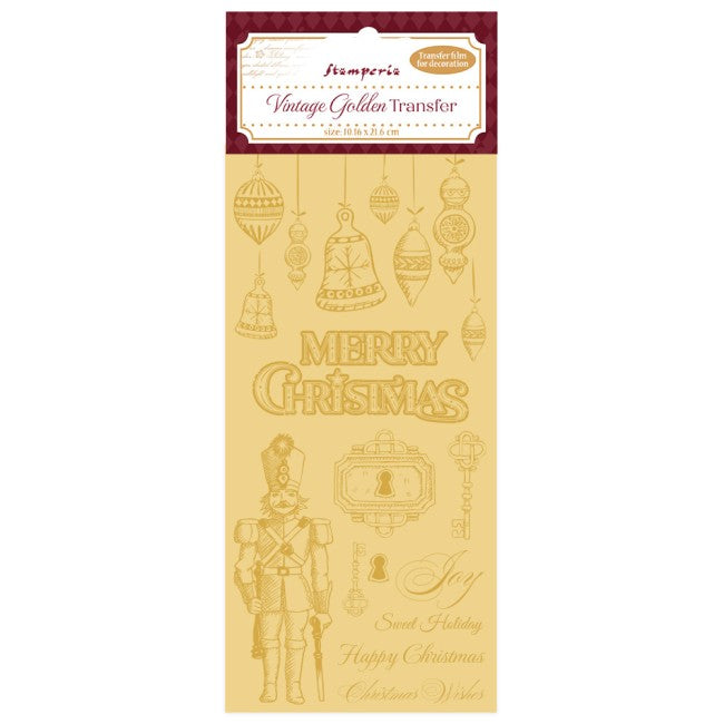 Stamperia - Vintage Golden Transfer