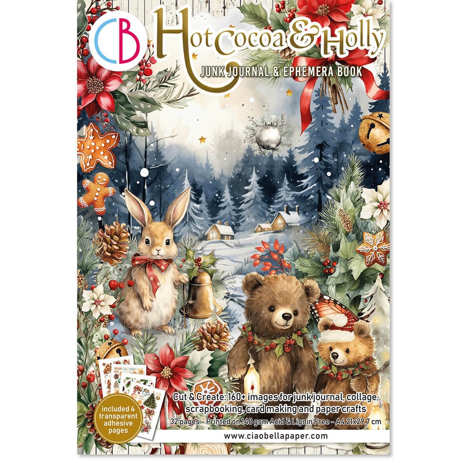 Ciao Bella – Heiße Schokolade & Stechpalme – Junk Journal & Ep –  Hobby4you2