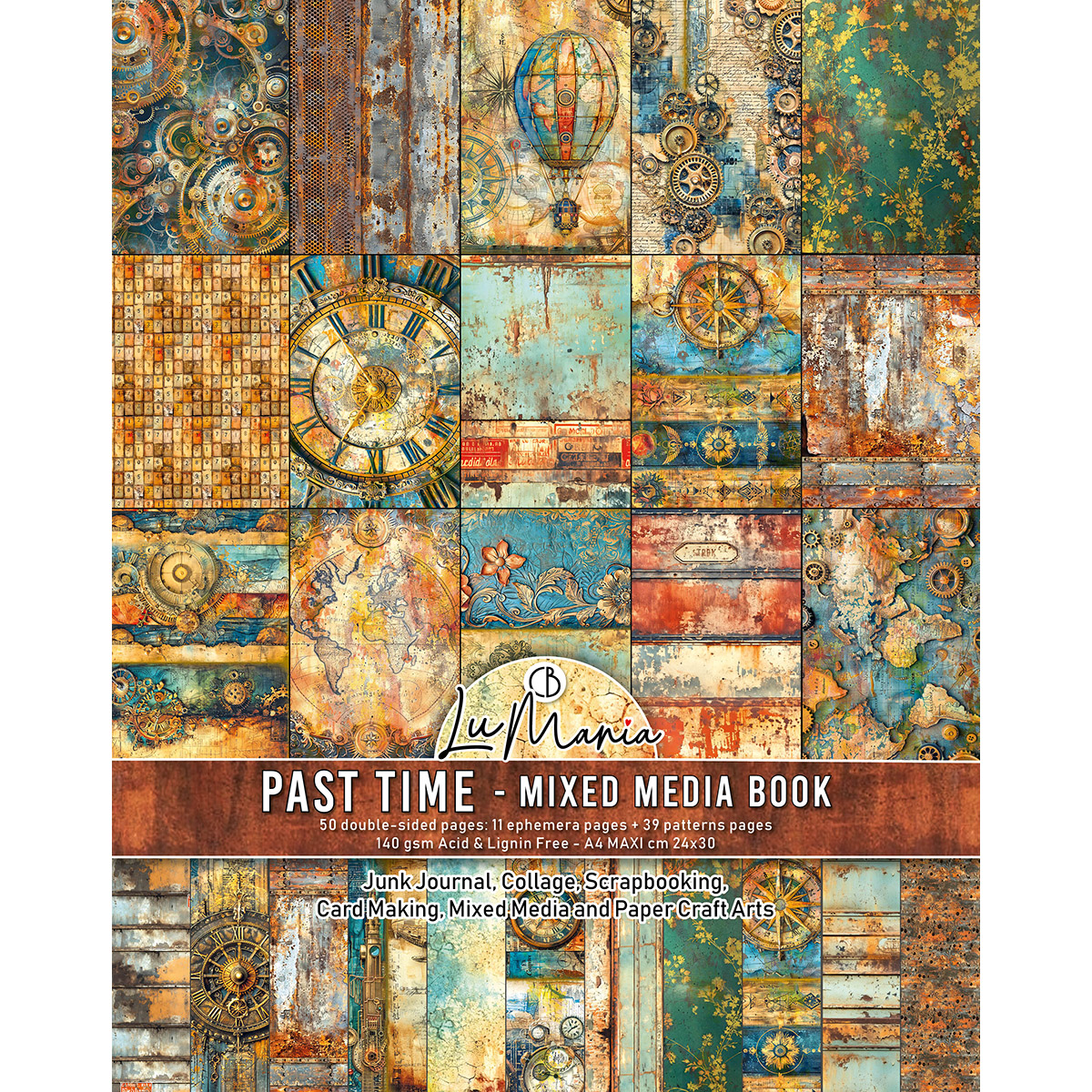 Ciao Bella – Past Time A4 Maxi-Mixed-Media-Buch