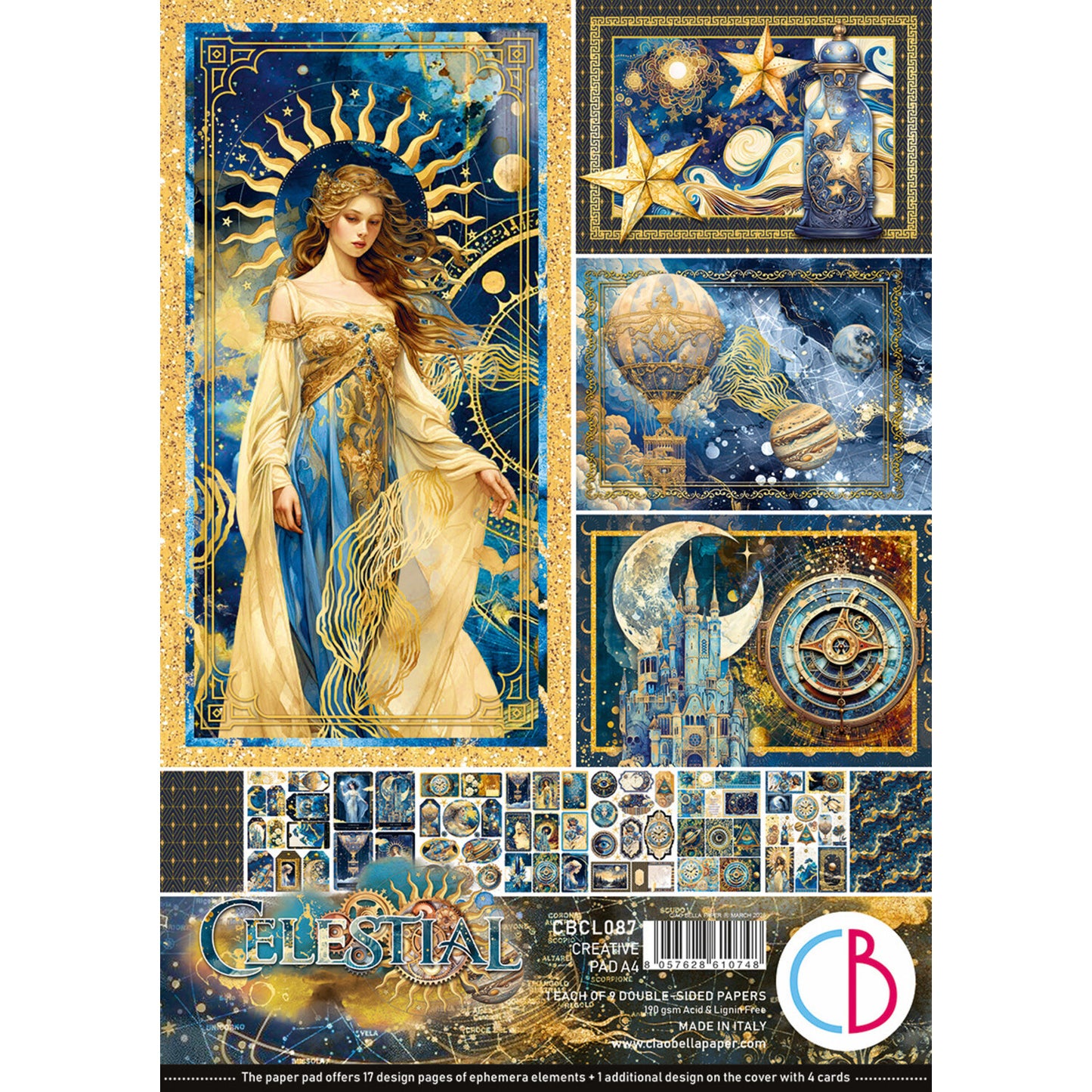 Ciao Bella Celestial creative pad A4