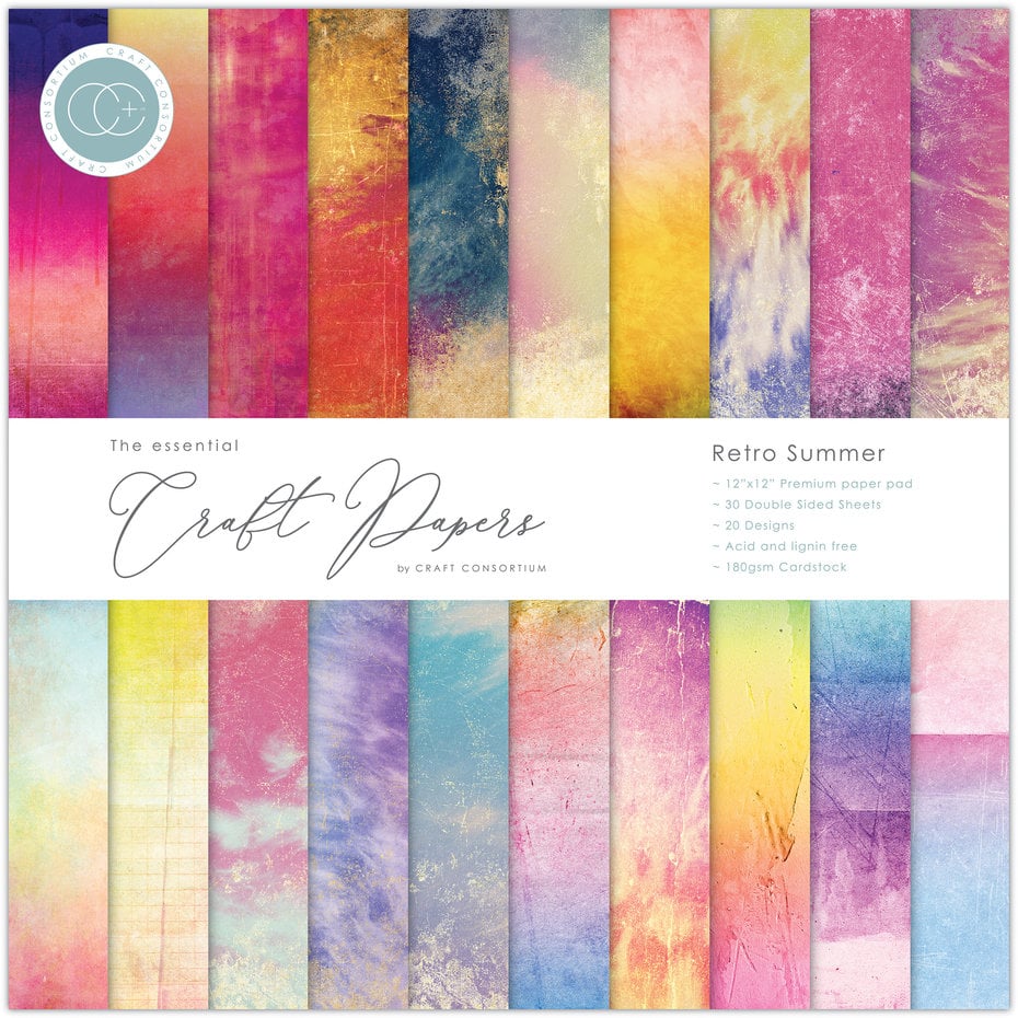 Craft Consortium - Paper pad - Retro Summer